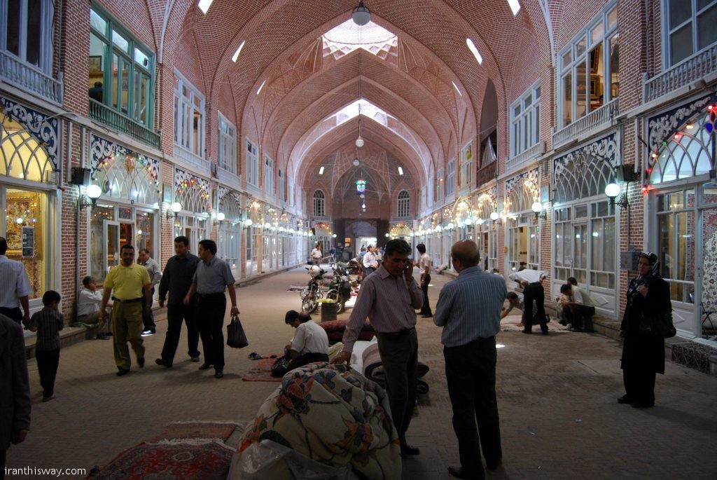 The magnificent, labyrinthine covered bazaar covers some 7 sq km with 24 separate caravanserais and 22 impressive timchehs (domed halls). Construction began over a millennium ago, though much of the fine brick vaulting is 15th century.