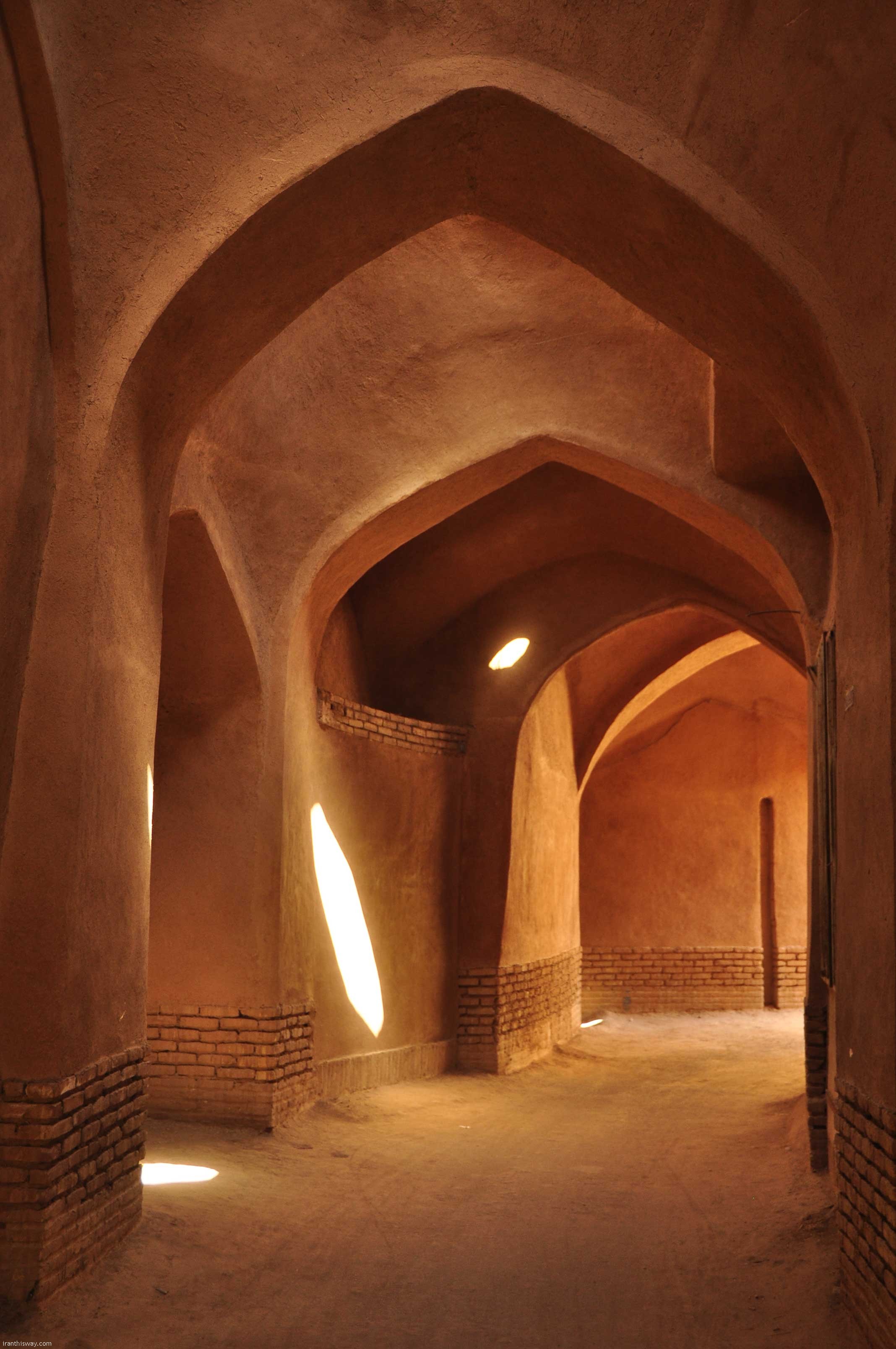 The capital of Yazd province has a unique Persian architecture. The historical city is nicknamed the city of wind catchers because of its ancient Persian wind catchers.