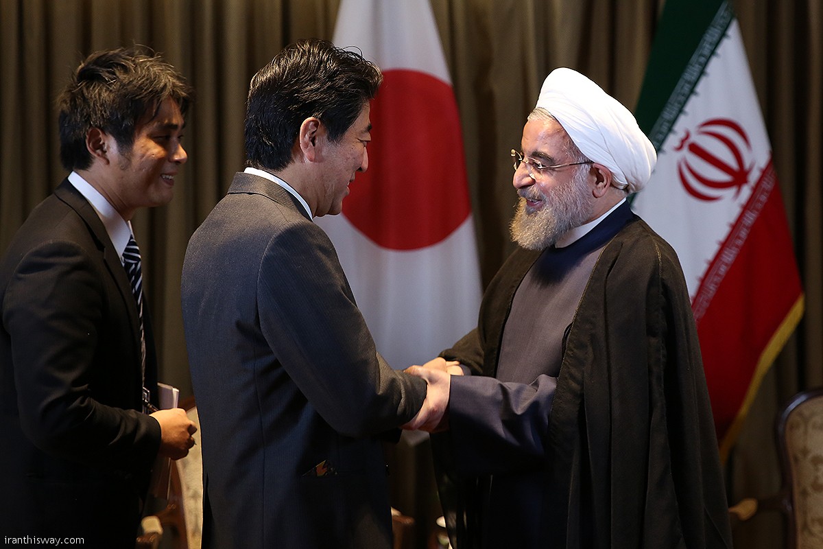 President Rouhani made the remarks in a meeting with Japanese Prime Minister Shinzo Abe on the sidelines of the 71st session of the UN General Assembly in New York.