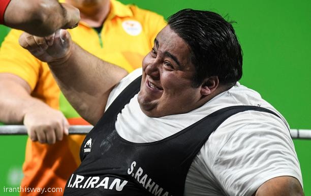 Iran’s Siamand Rahman wrote his name into the history books after doing what no man had ever done before – he cleared the bar at 310kg in the men’s over 107kg, setting a new world record and claiming his second consecutive Paralympic gold. Rahman won gold at London 2012 with a 280kg lift.