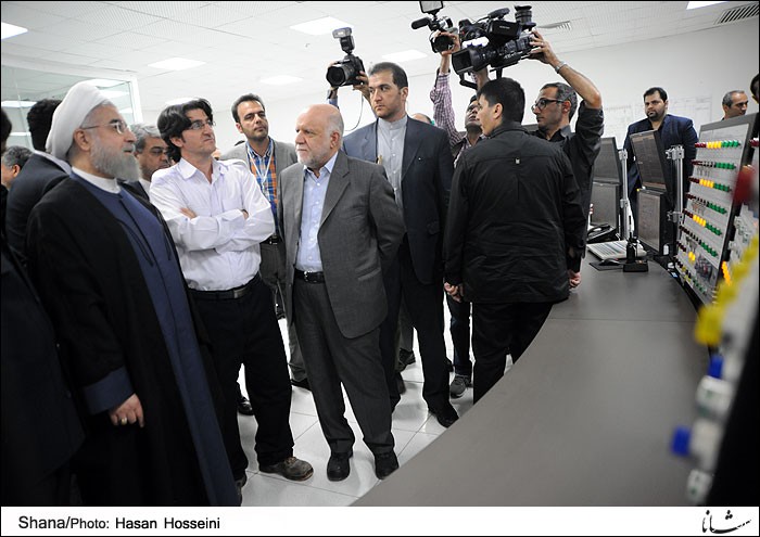 President Rouhani inaugurates three oilfields 