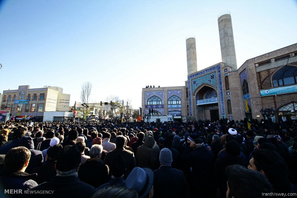 Photo: Funeral of Salim Moazzenzadeh Ardebli