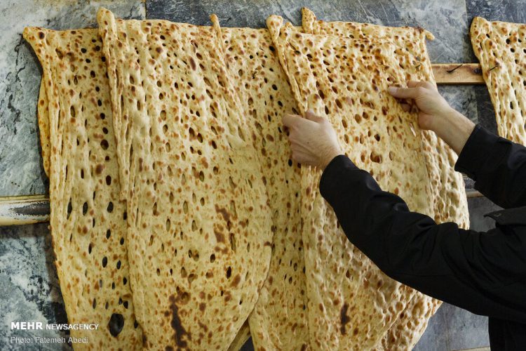“Sangak”, Iranian Bread IRAN This Way familiar with Iranian