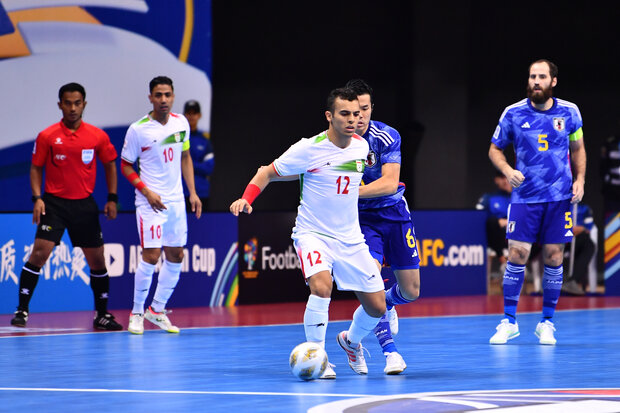 Iran's national futsal team, after accepting defeat against Japan in the final of 16th edition of the Asian Futsal Cup, failed to repeat the championship title in this competition, and Japanese team won the cup for 4th time.