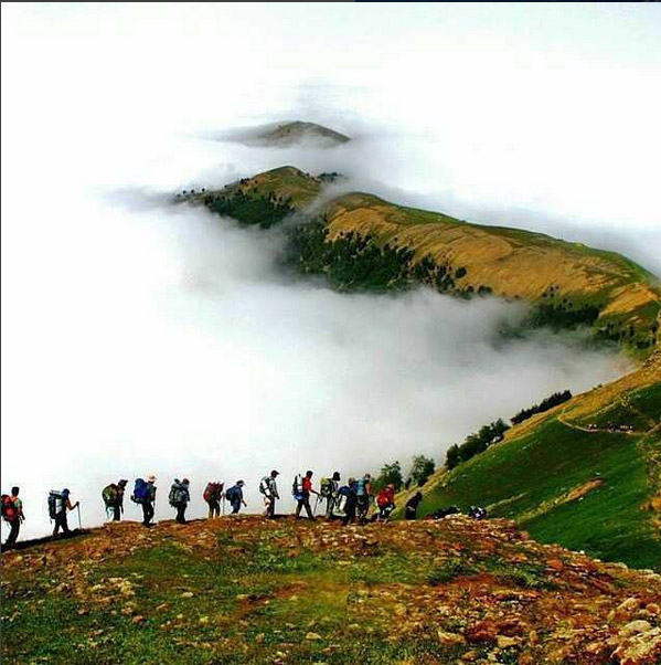 Amazing climbing route in IRAN