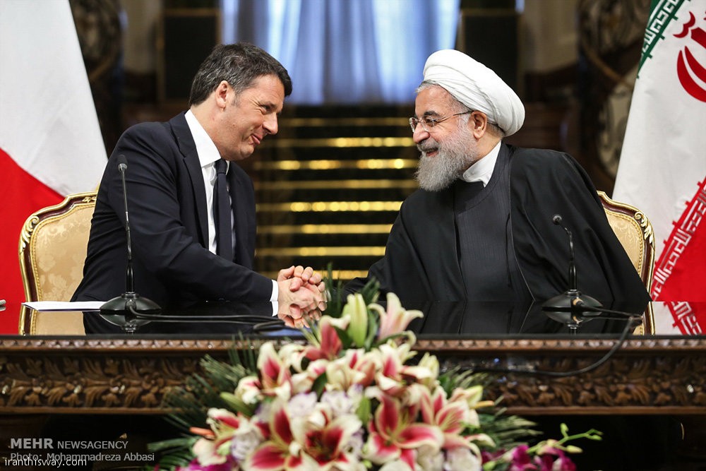 Prime Minister of Italy Matteo Renzi in Tehran to restore trade to pre-sanctions level