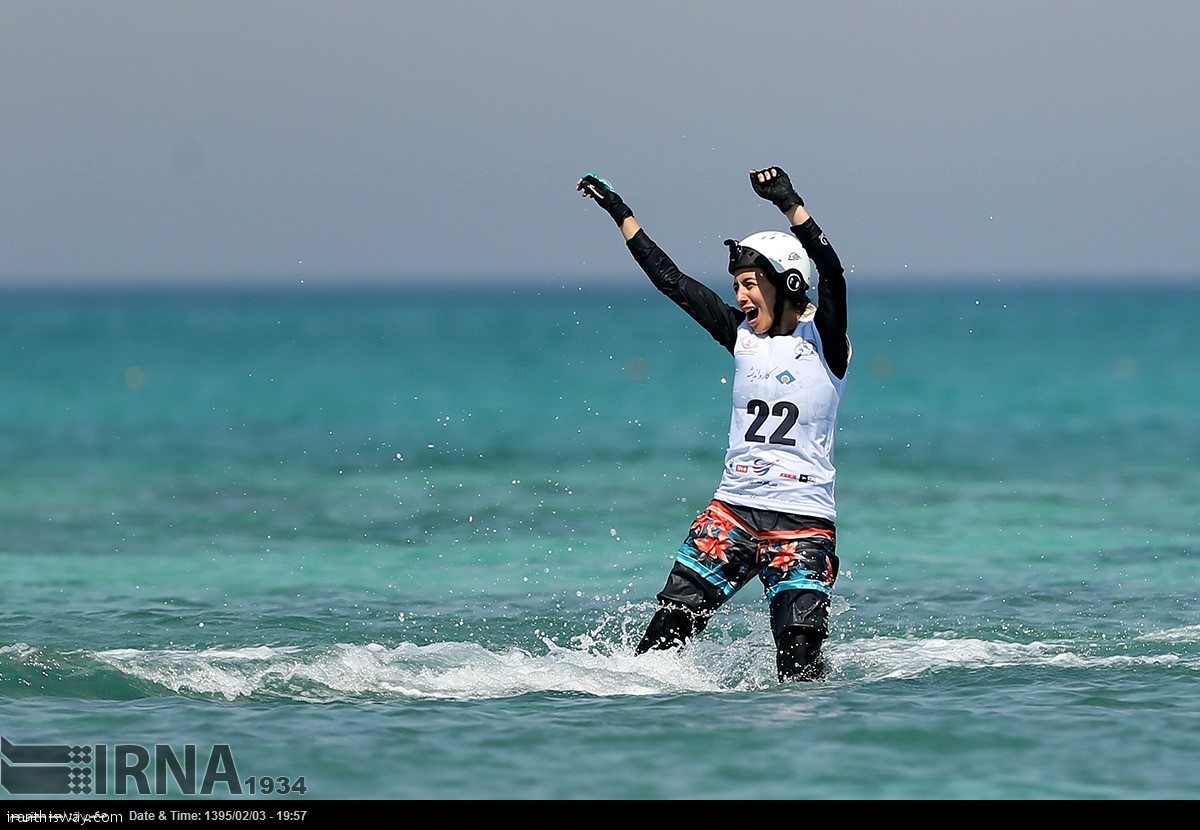 Iranian girls attended in Water skiing  Championships