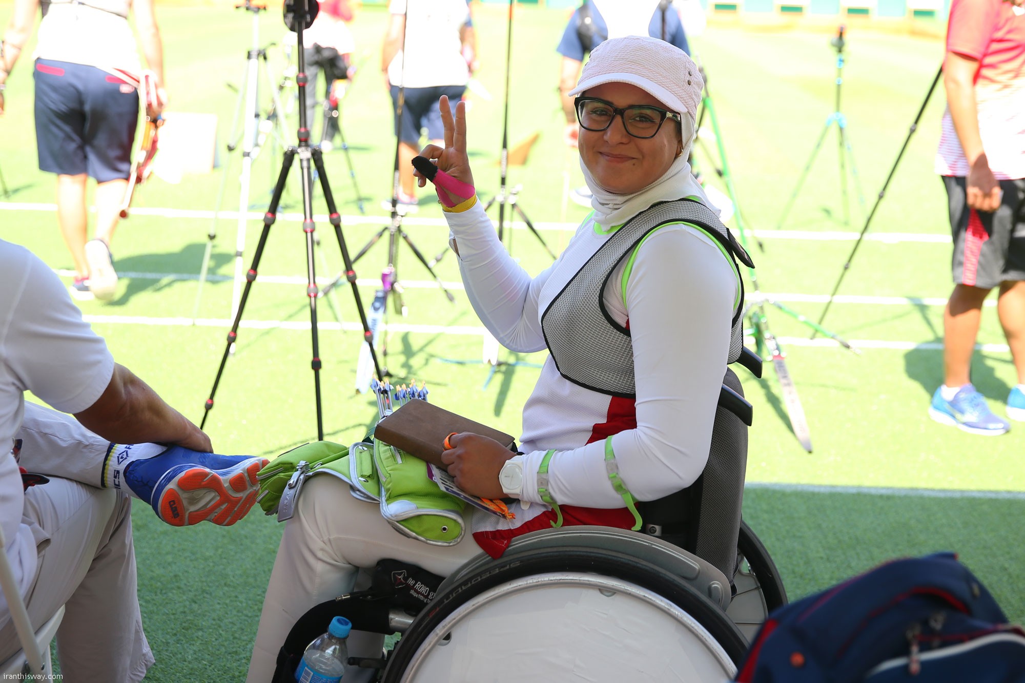 Iranian woman performance second best in Rio 2016