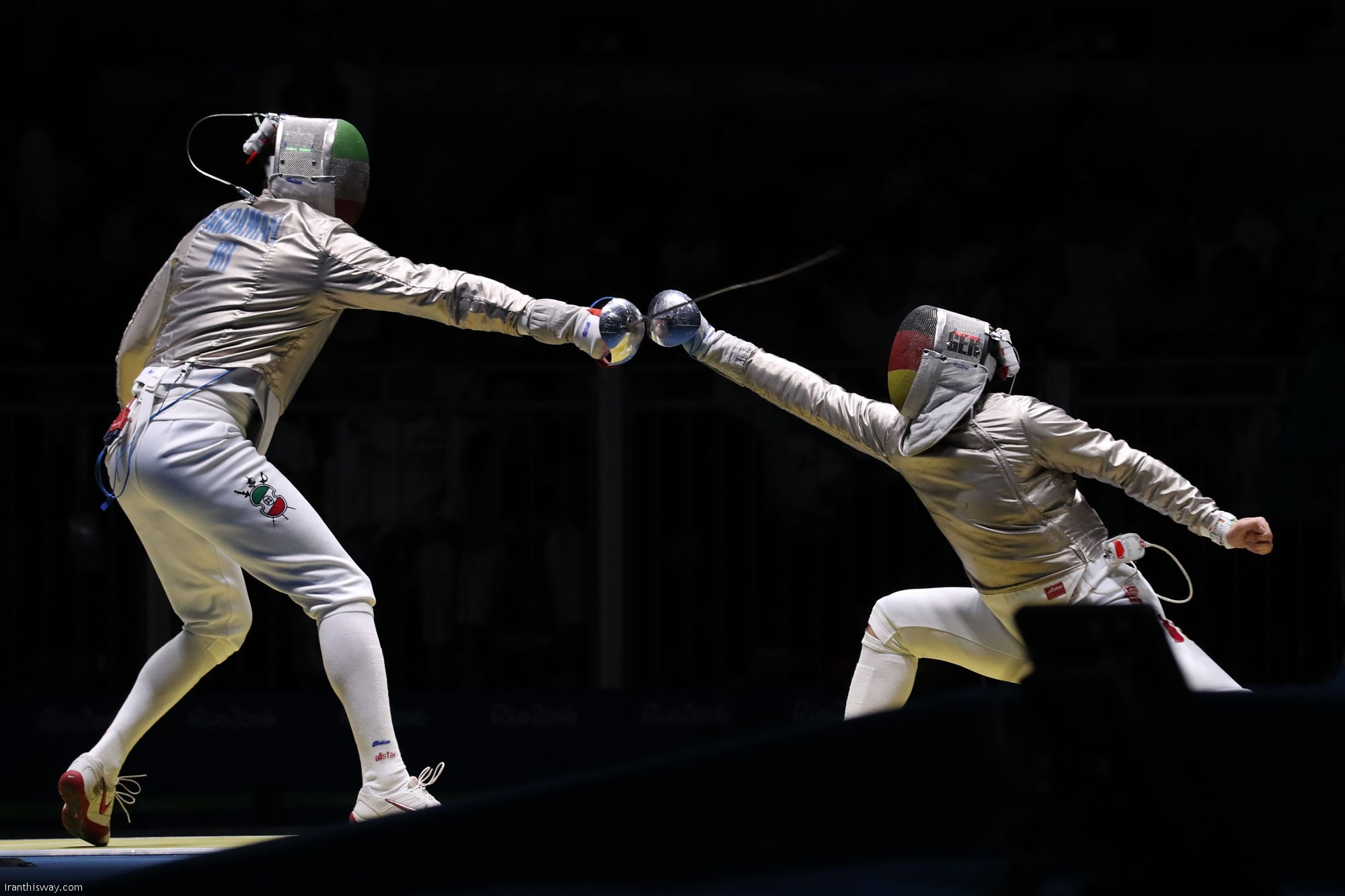 Abedini Iranian fencer jumps places in world ranking