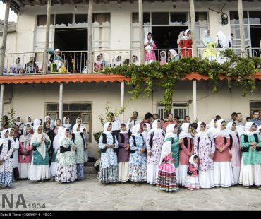 A traditional wedding ceremony in Gilan
