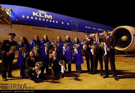 KLM resumed flights to IRAN+photo