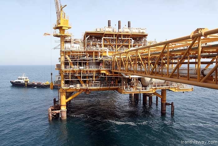 Iran’s crude oil production in the Persian Gulf significantly increased