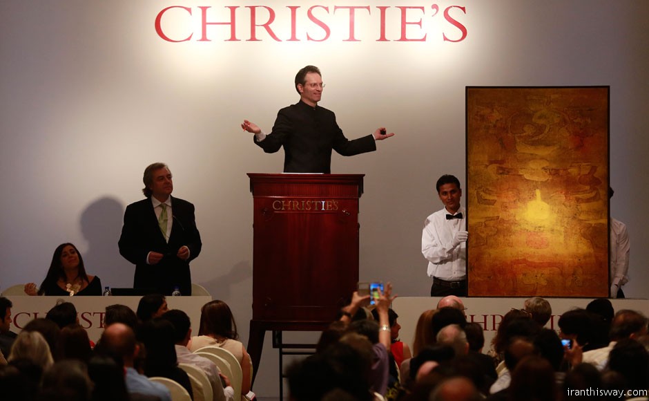 Iran sells 39 artworks in Christie’s