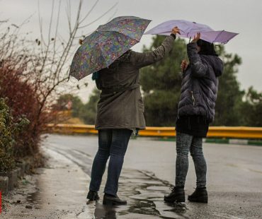 Photo:  Tehran rainy sky
