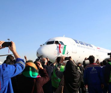 Photo: Iran Air’s new Airbus landed in Tehran