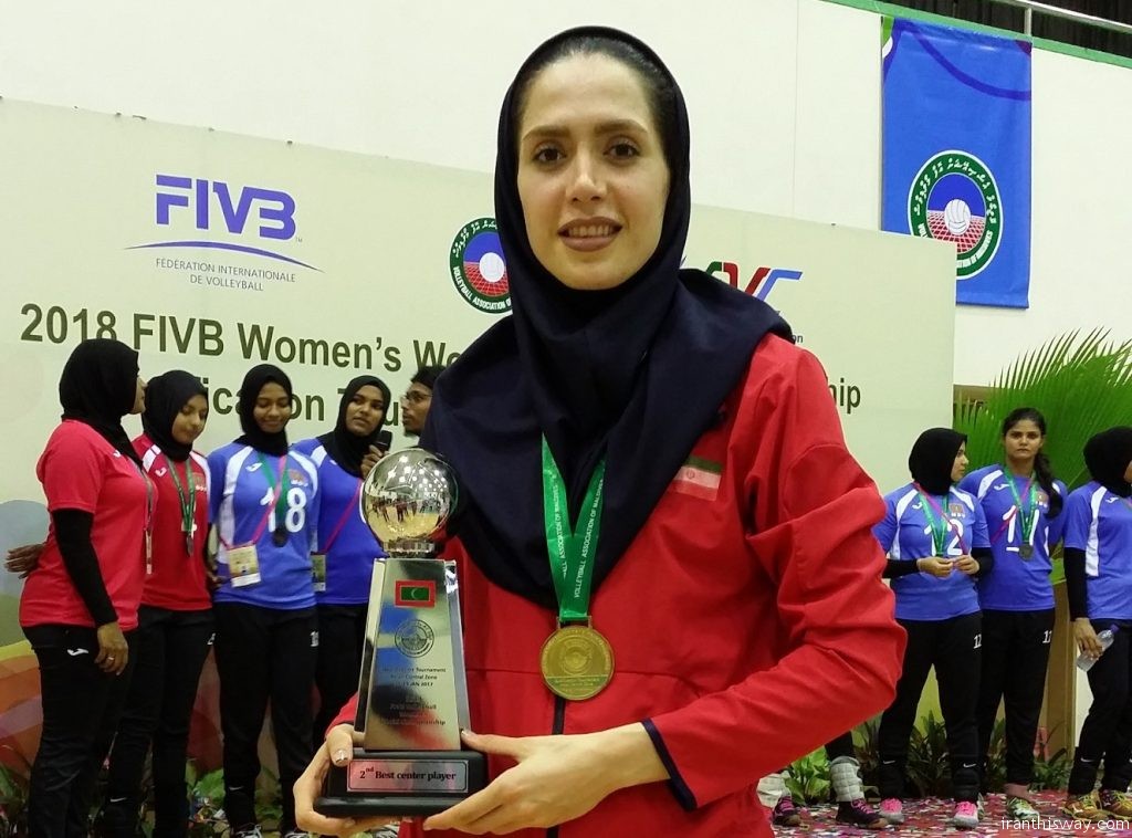 Iranian girl elected as best volleyball player in Central Asia - IRAN ...