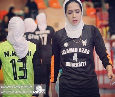 Iranian girl elected as best volleyball player in Central Asia