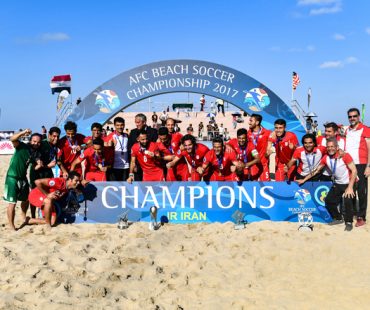 Photo: Iran crowned 2017 AFC beach soccer champion
