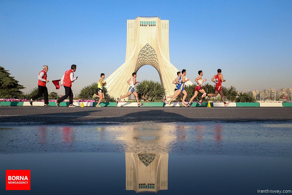 Photo: The 1st Tehran International Marathon- TehRUN 2017