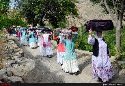 Photo: The Eidi-Baran ceremony in Gilan