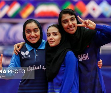 Photo: Iranian women Table Tennis team training